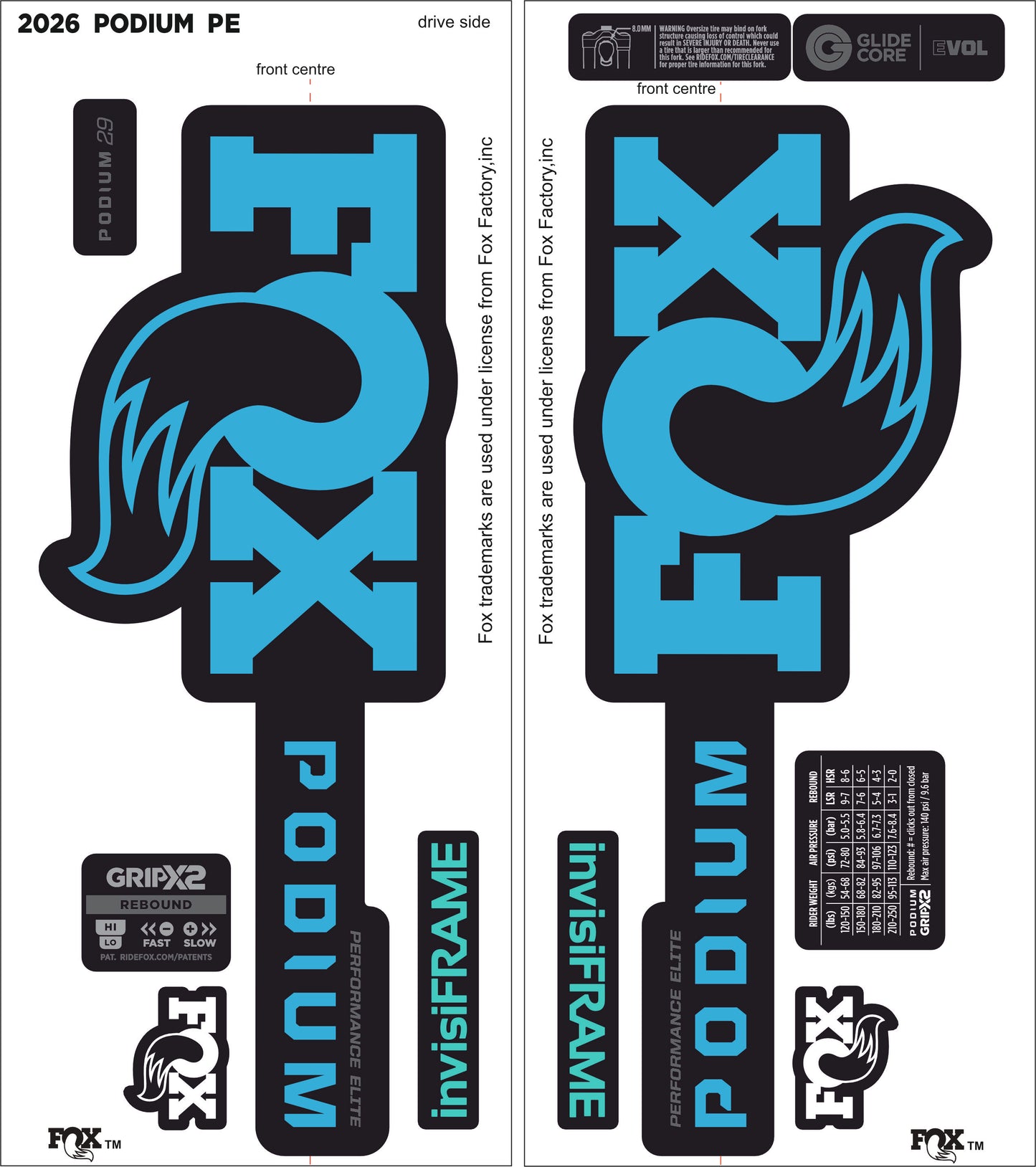 FOX PODIUM PERFORMANCE ELITE 2026