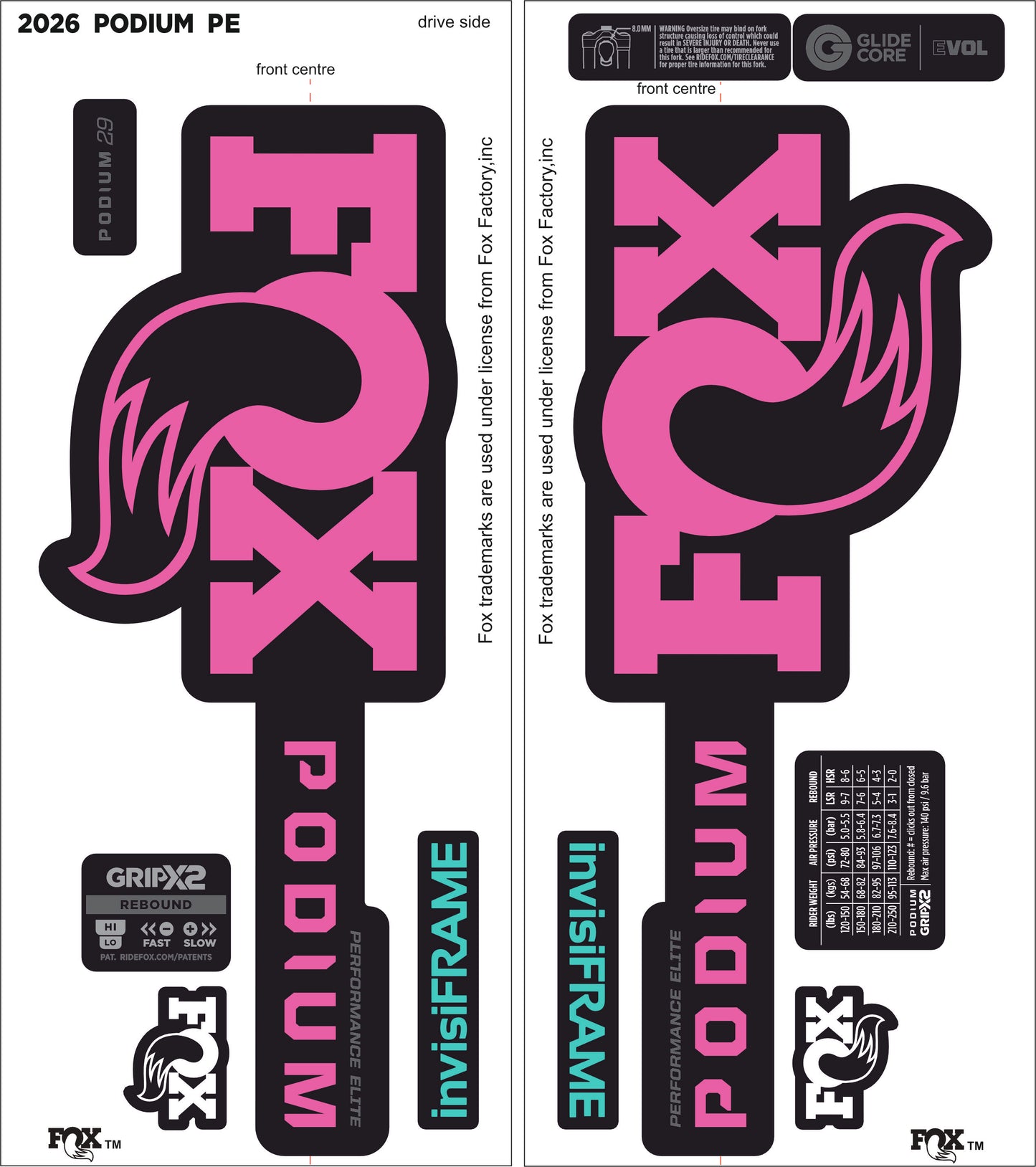 FOX PODIUM PERFORMANCE ELITE 2026