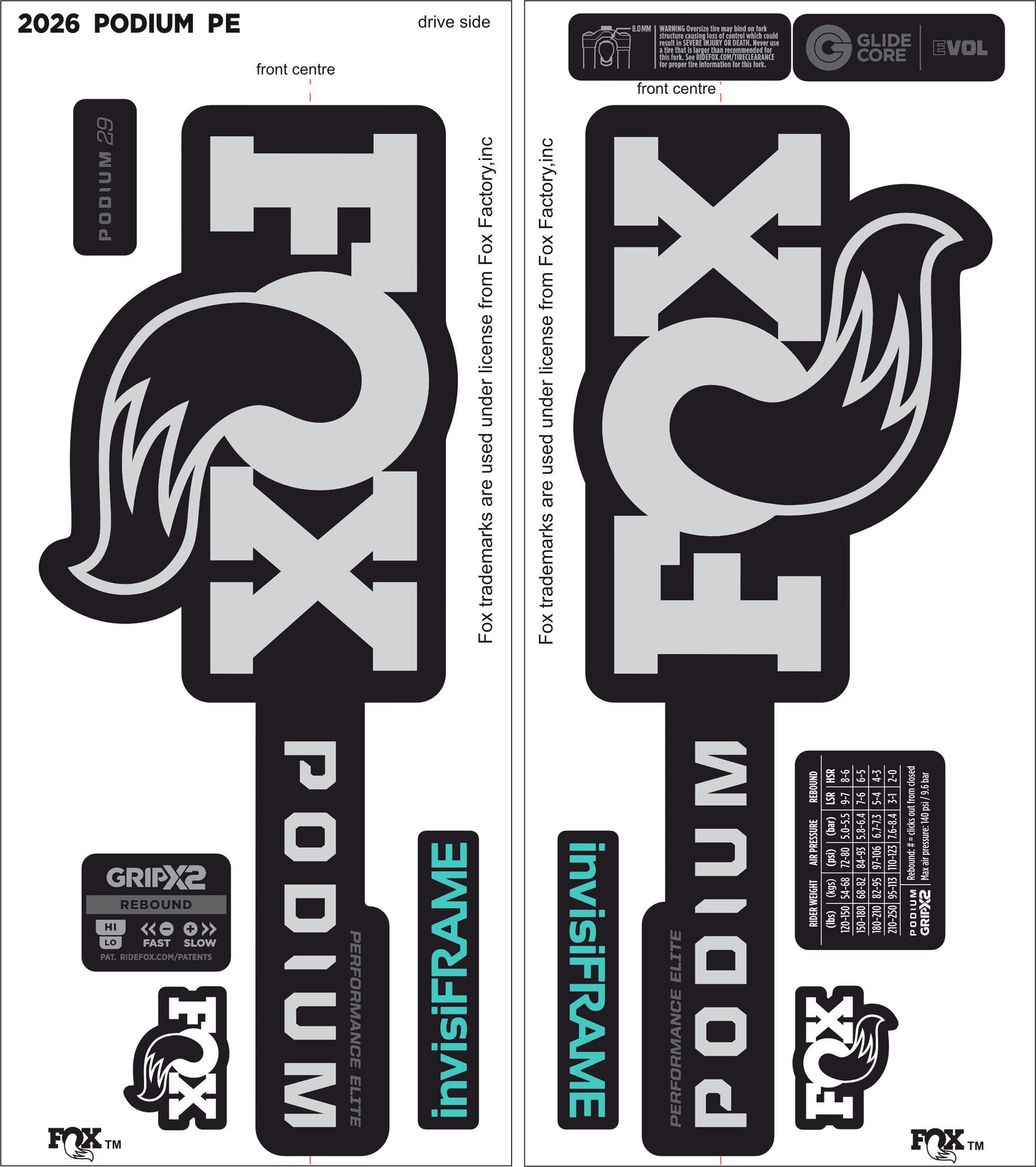 FOX PODIUM PERFORMANCE ELITE 2026