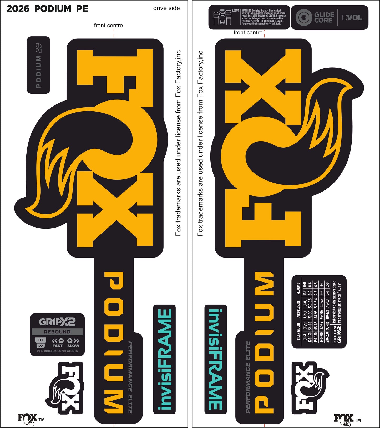 FOX PODIUM PERFORMANCE ELITE 2026