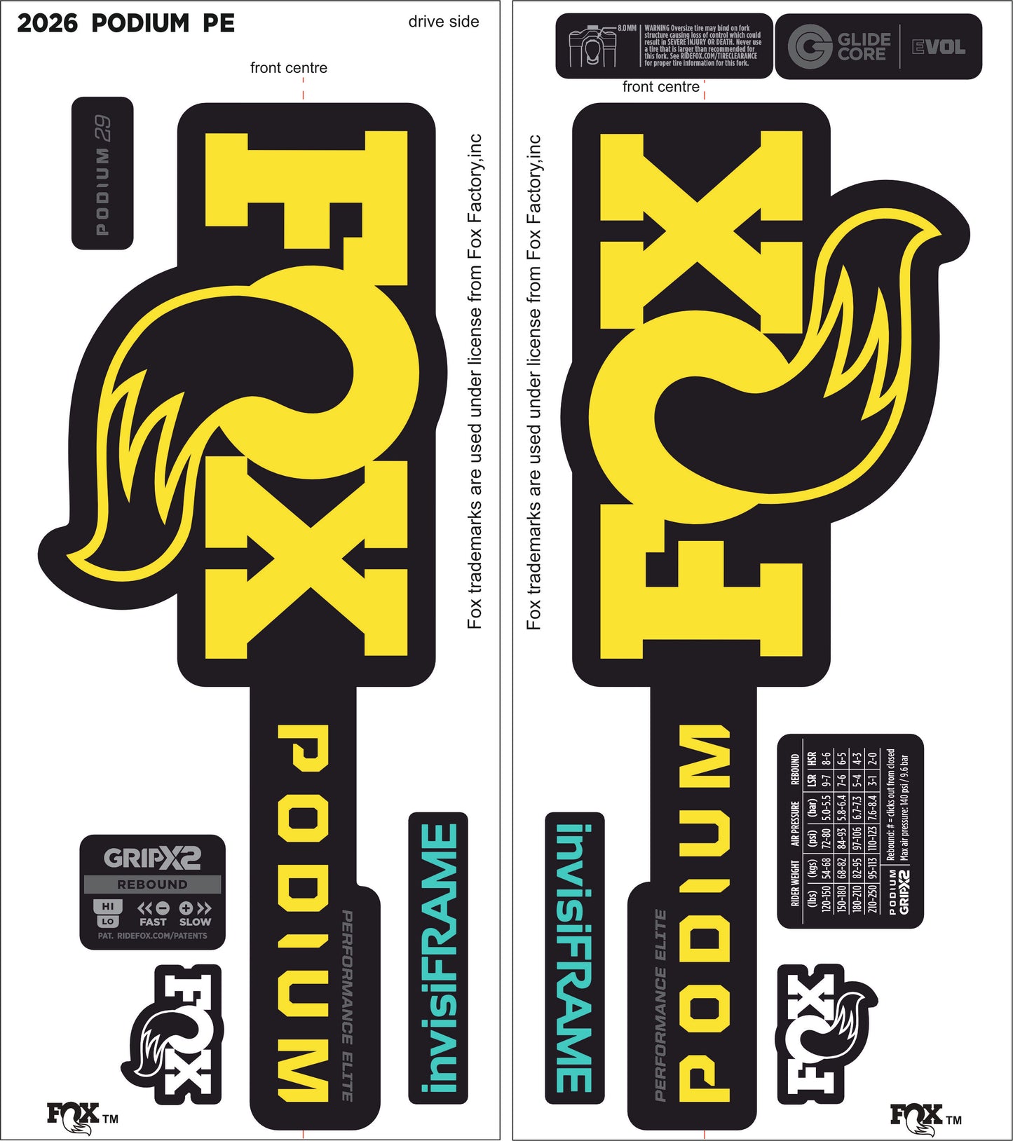 FOX PODIUM PERFORMANCE ELITE 2026