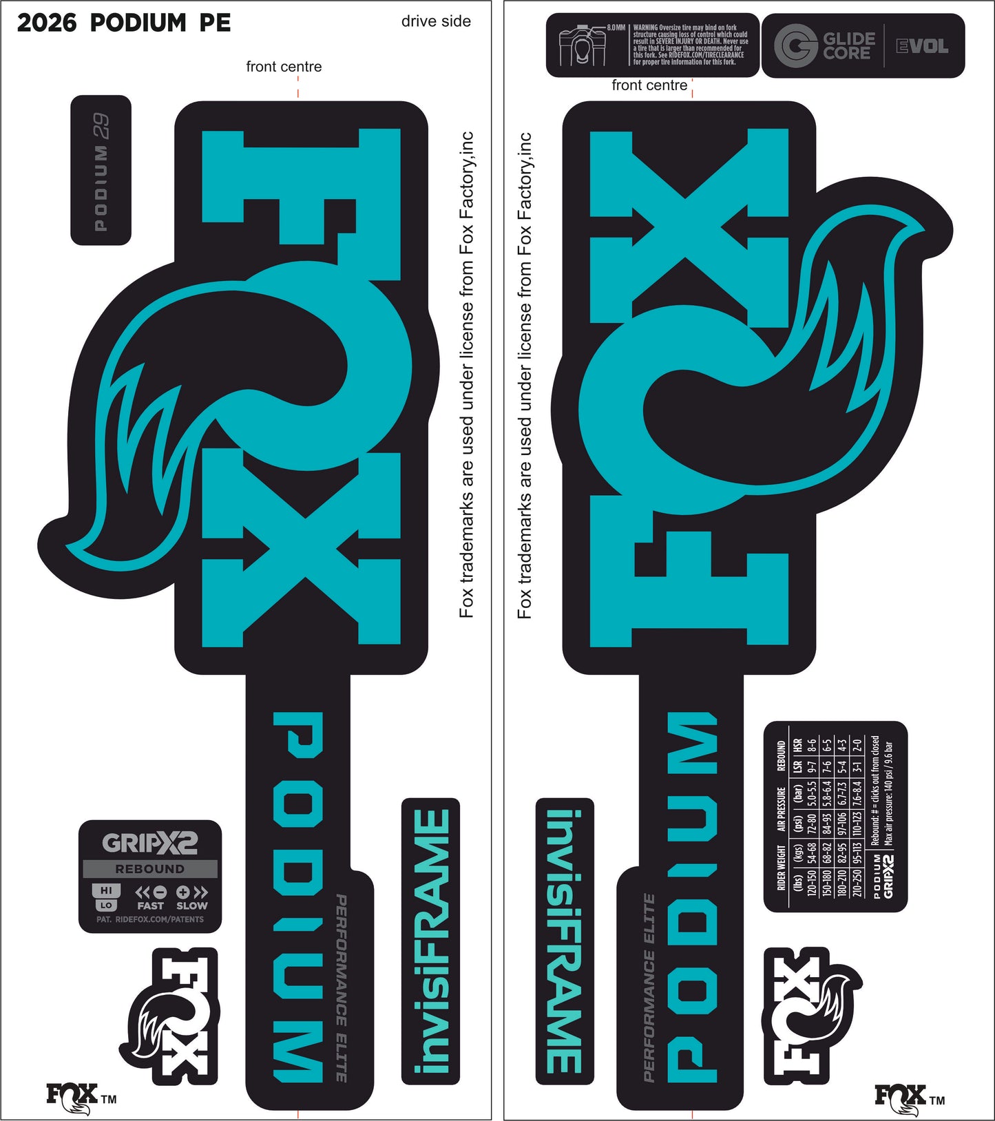 FOX PODIUM PERFORMANCE ELITE 2026