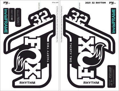 Fox 32 Rhythm 2021 decals