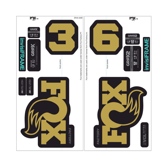 Fox 36 Factory 2026 Decals
