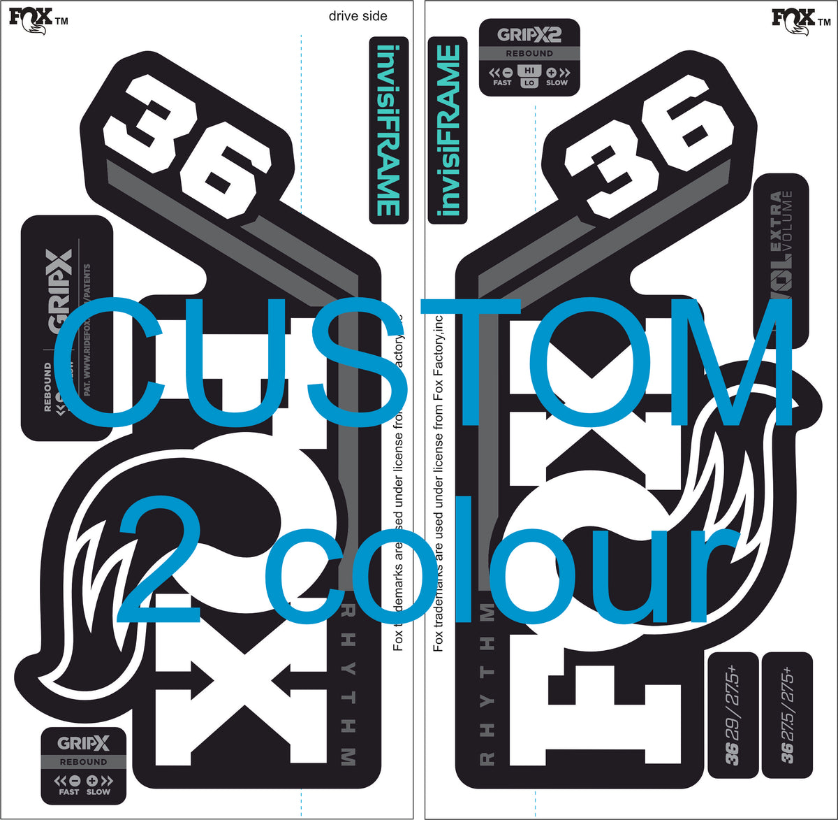 Fox 36 Rhythm 2027 Decals