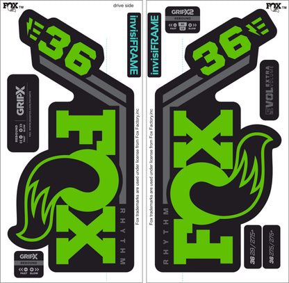Fox 36 Rhythm E BIKE 2027 Decals
