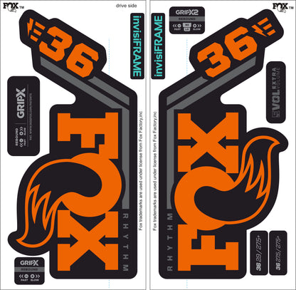 Fox 36 Rhythm E BIKE 2027 Decals