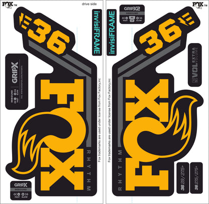 Fox 36 Rhythm E BIKE 2027 Decals