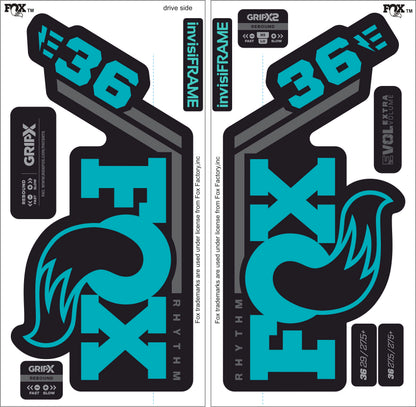 Fox 36 Rhythm E BIKE 2027 Decals
