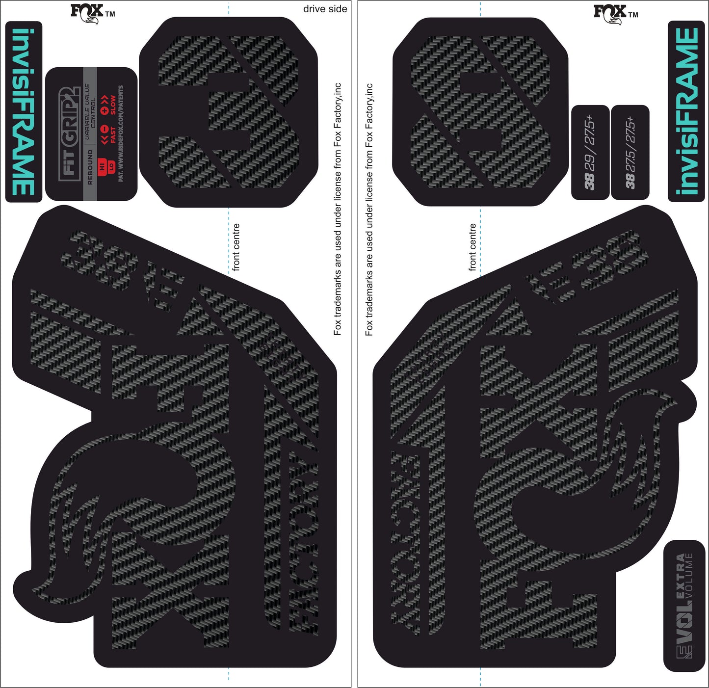 Fox 38 Factory E Bike 2021 Decals