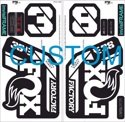 Fox 38 Factory E Bike 2021 Decals