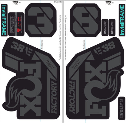 Fox 38 Factory E Bike 2021 Decals