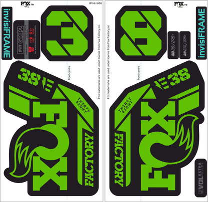 Fox 38 Factory E Bike 2021 Decals