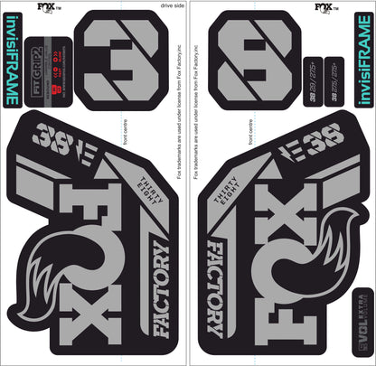 Fox 38 Factory E Bike 2021 Decals