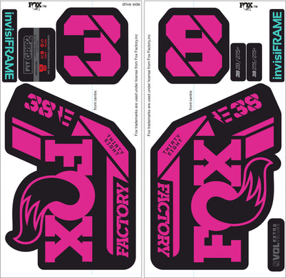 Fox 38 Factory E Bike 2021 Decals