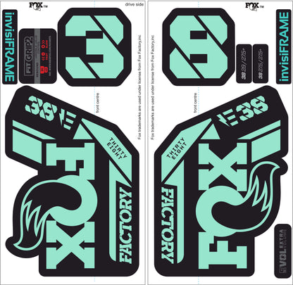 Fox 38 Factory E Bike 2021 Decals
