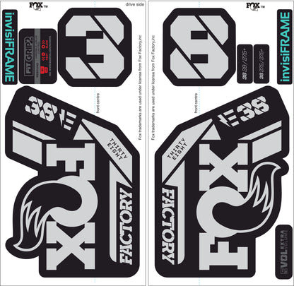 Fox 38 Factory E Bike 2021 Decals