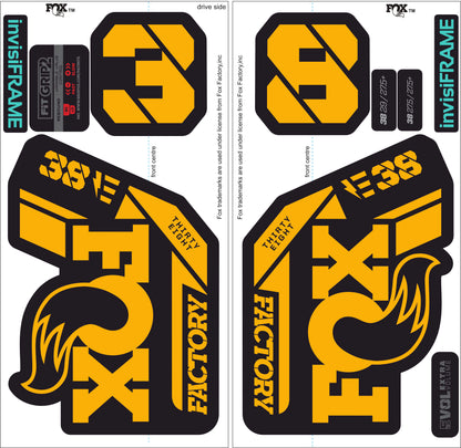 Fox 38 Factory E Bike 2021 Decals
