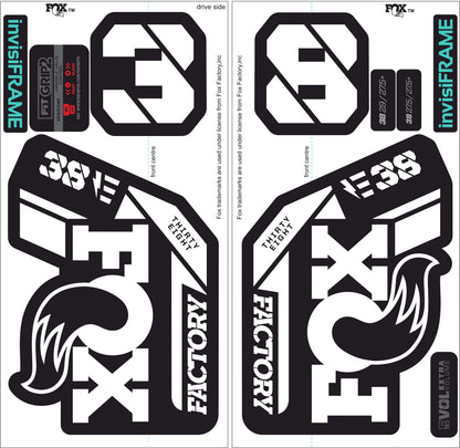 Fox 38 Factory E Bike 2021 Decals