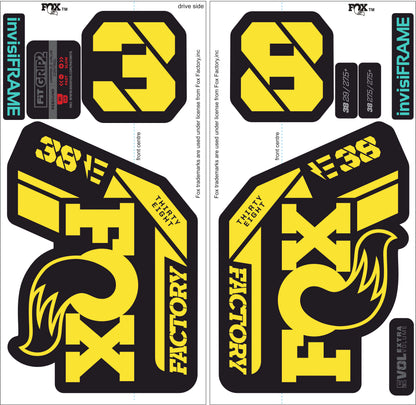 Fox 38 Factory E Bike 2021 Decals
