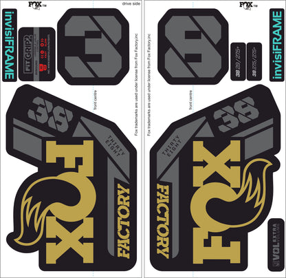 Fox 38 Factory 2021 Decals