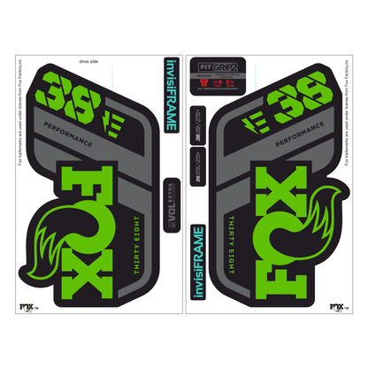 Fox 38 Performance E Bike 2021 Decals