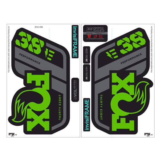 Fox 38 Performance E Bike 2021 Decals
