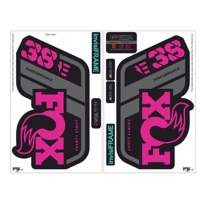 Fox 38 Performance E Bike 2021 Decals
