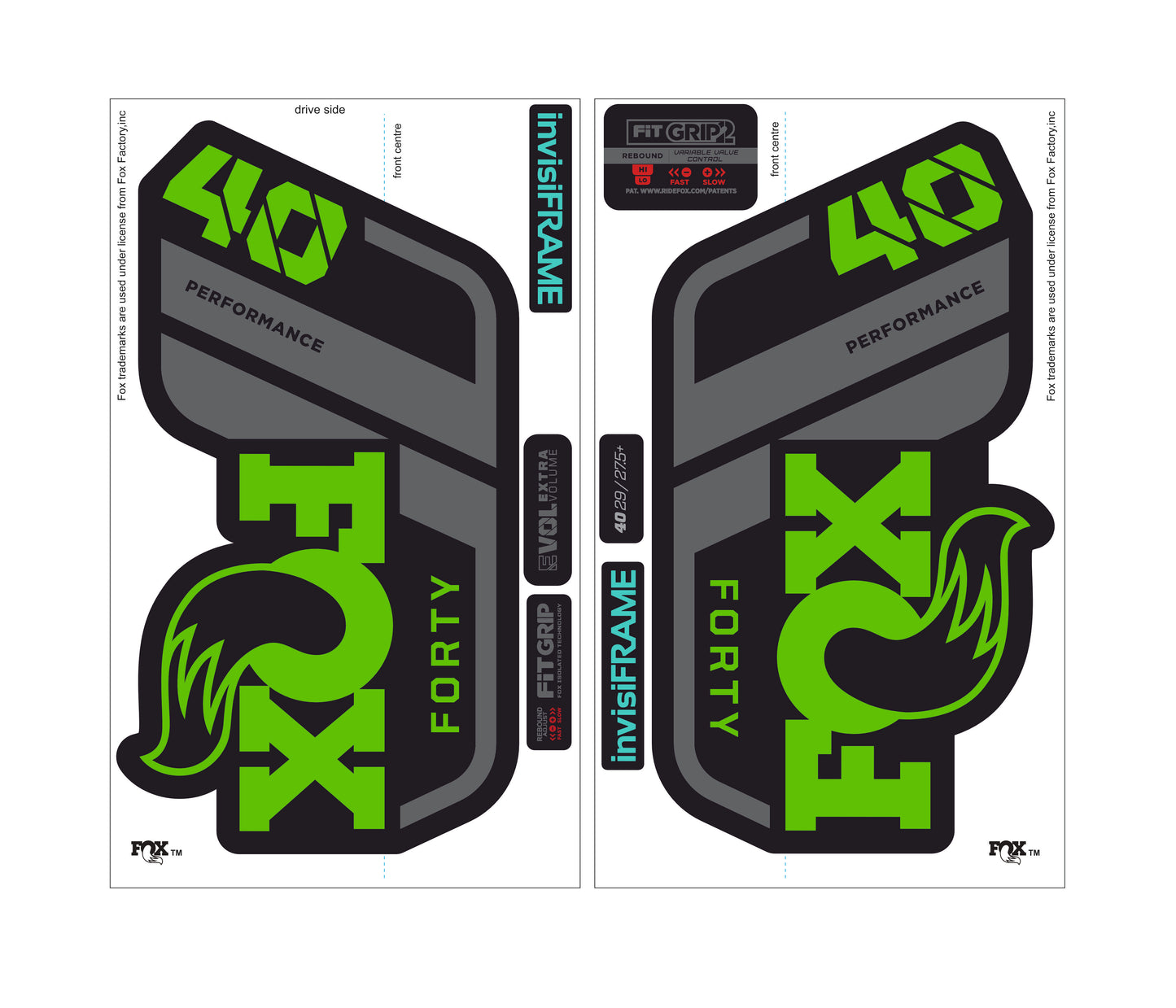 Fox 40 Performance 2021 Decals