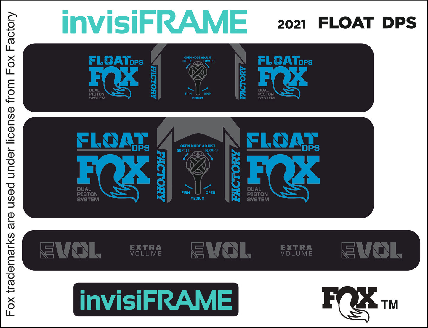 Fox Float DPS Factory 2021 Decal