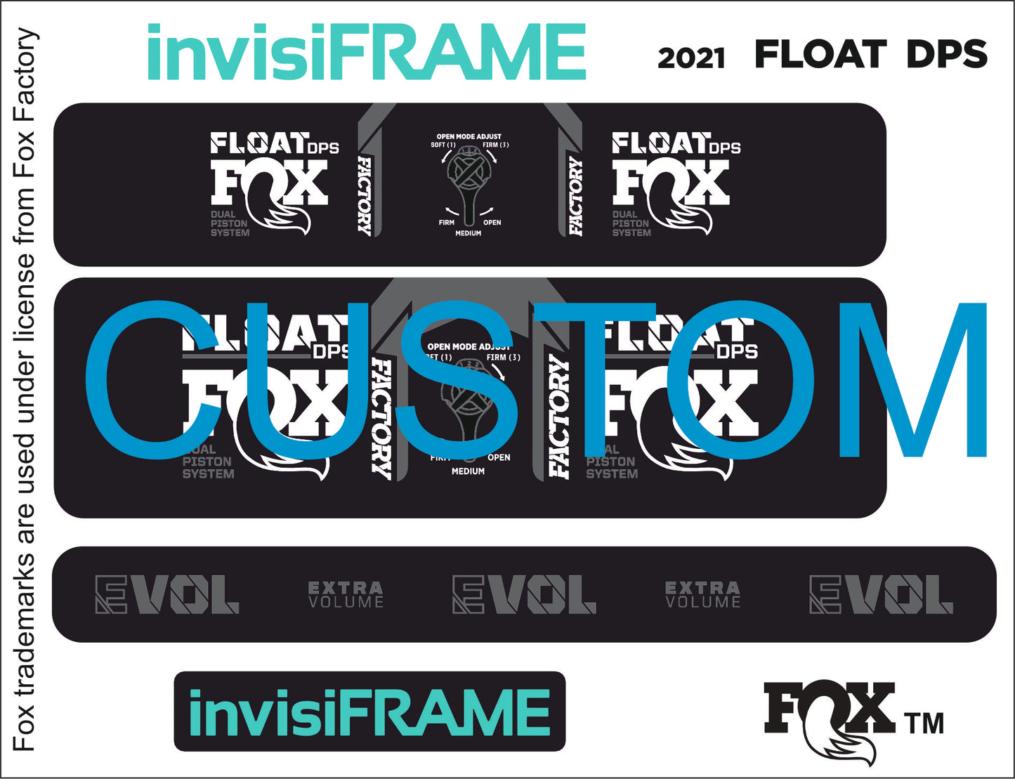 Fox Float DPS Factory 2021 Decal