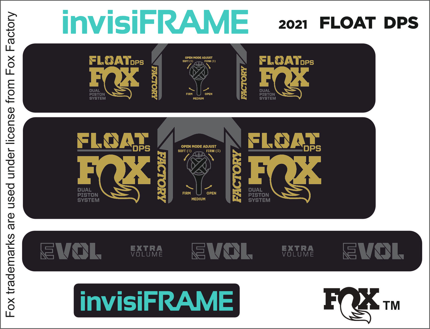 Fox Float DPS Factory 2021 Decal