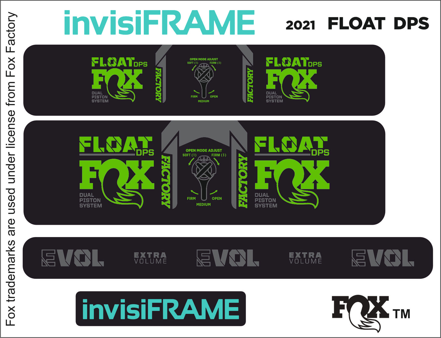 Fox Float DPS Factory 2021 Decal