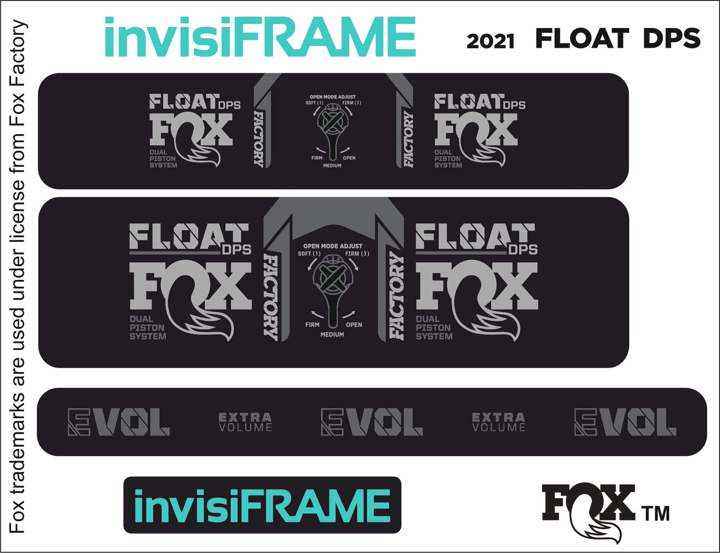 Fox Float DPS Factory 2021 Decal