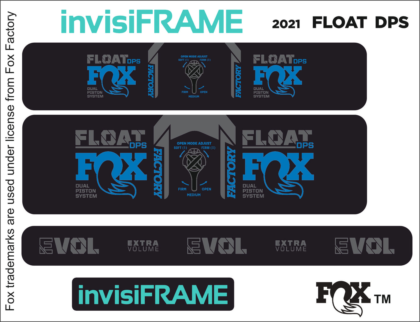 Fox Float DPS Factory 2021 Decal