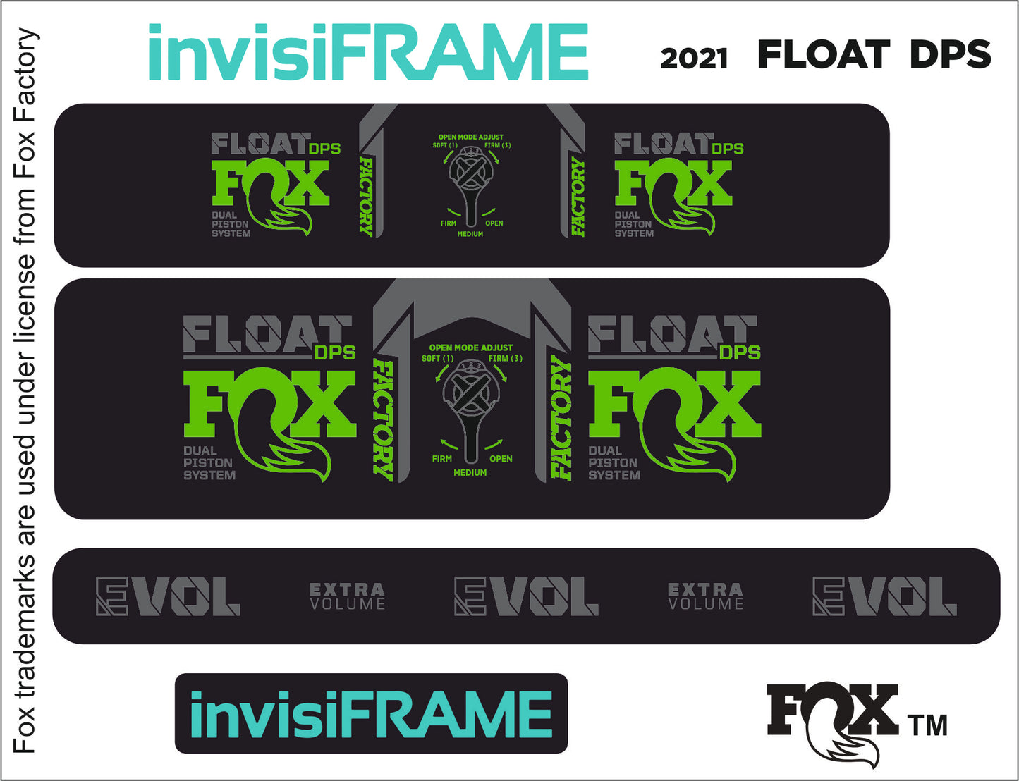 Fox Float DPS Factory 2021 Decal