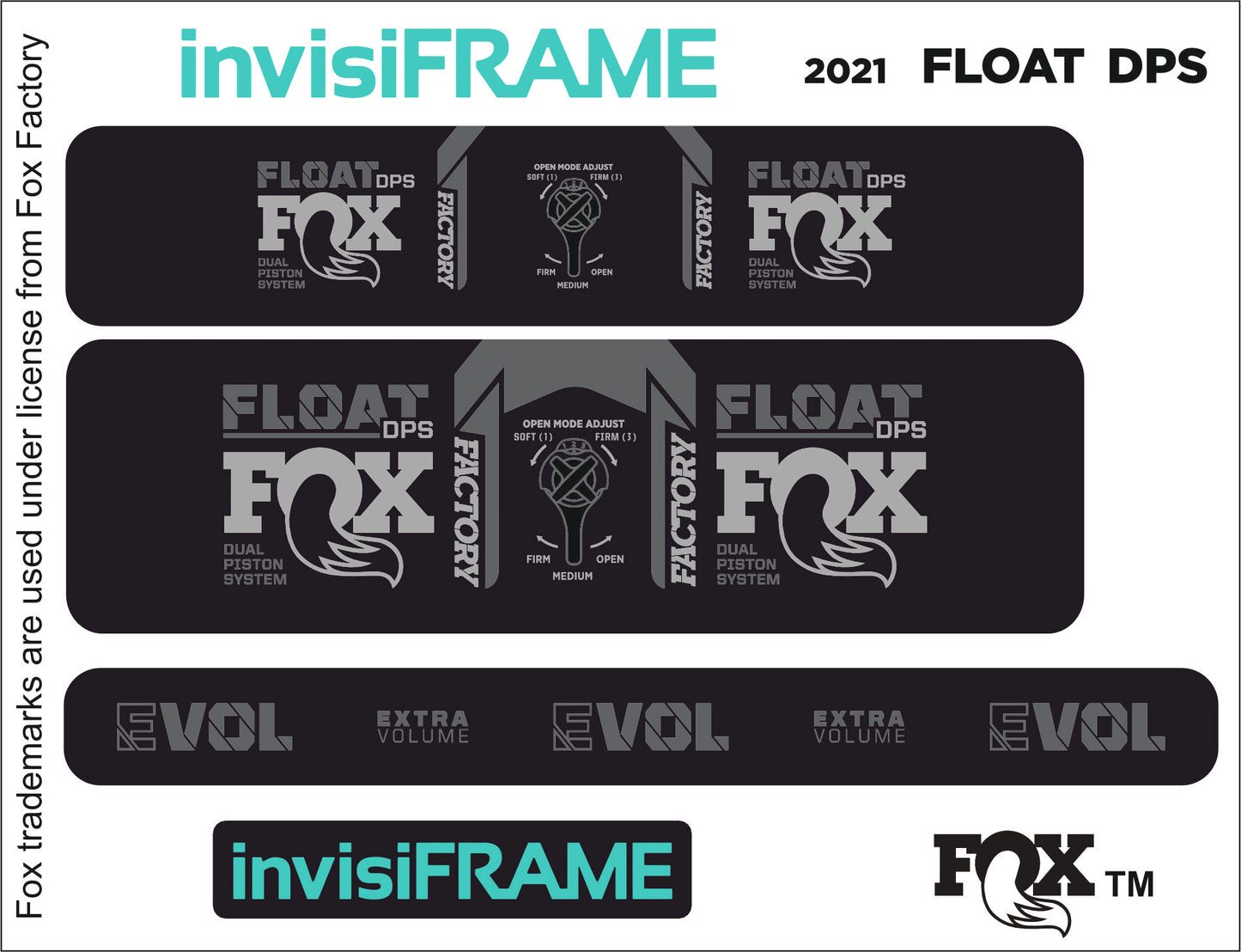 Fox Float DPS Factory 2021 Decal