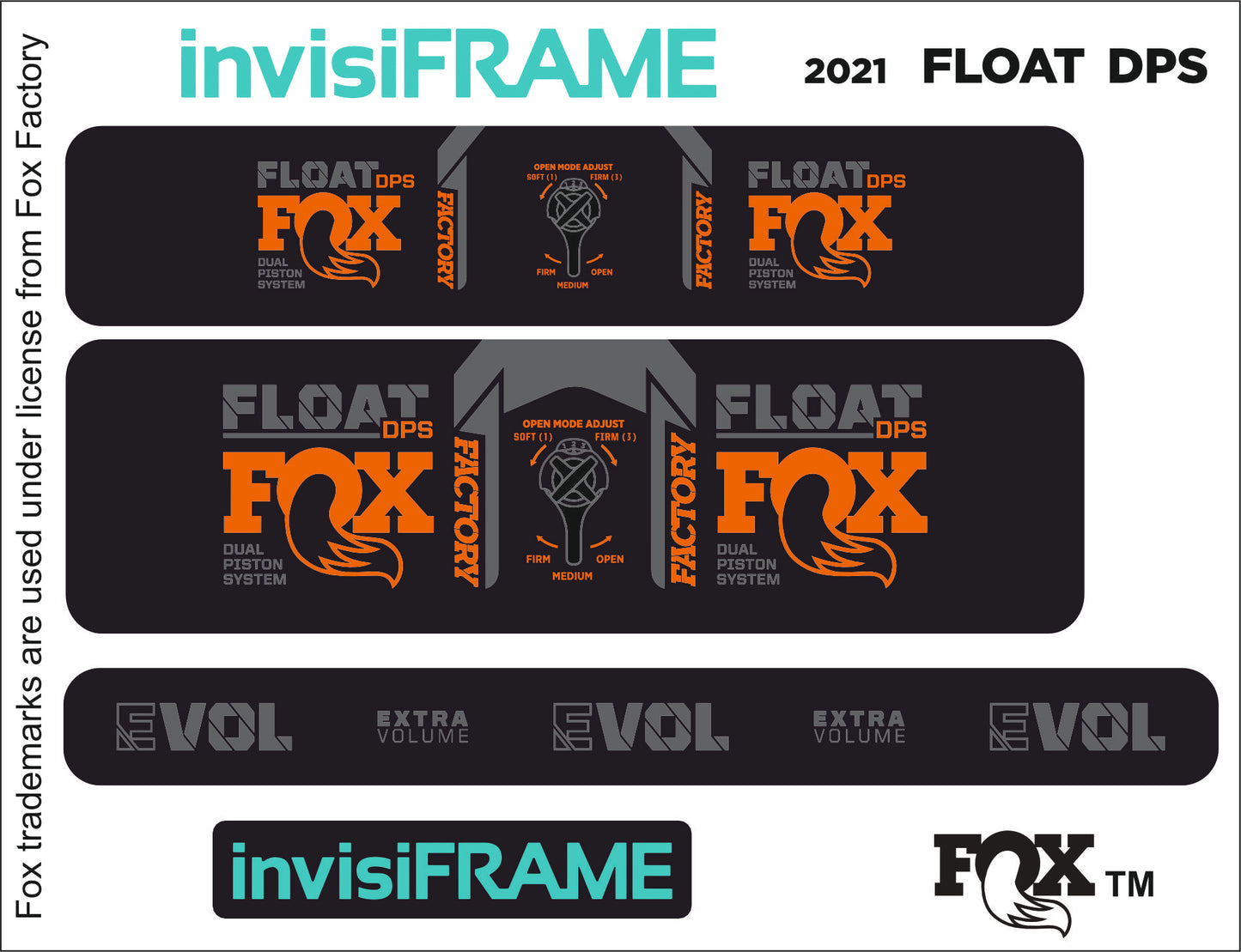 Fox Float DPS Factory 2021 Decal