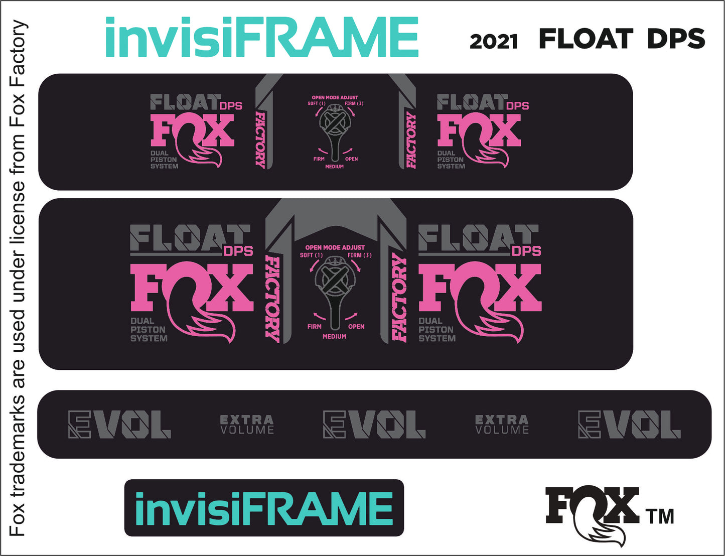 Fox Float DPS Factory 2021 Decal