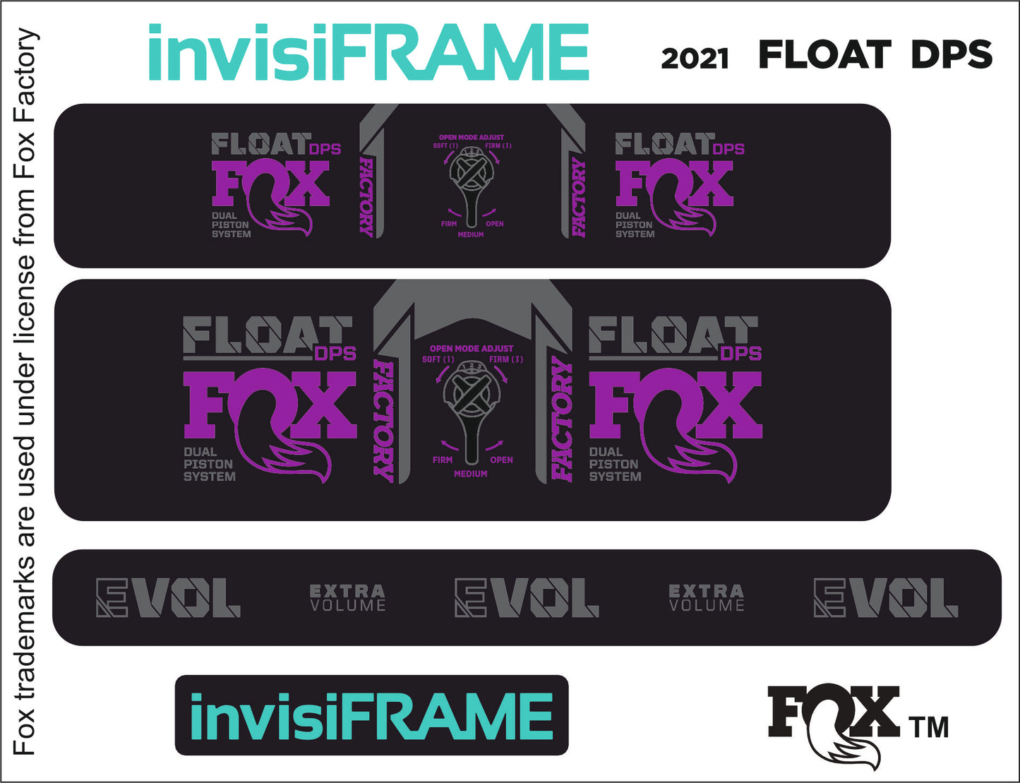 Fox Float DPS Factory 2021 Decal