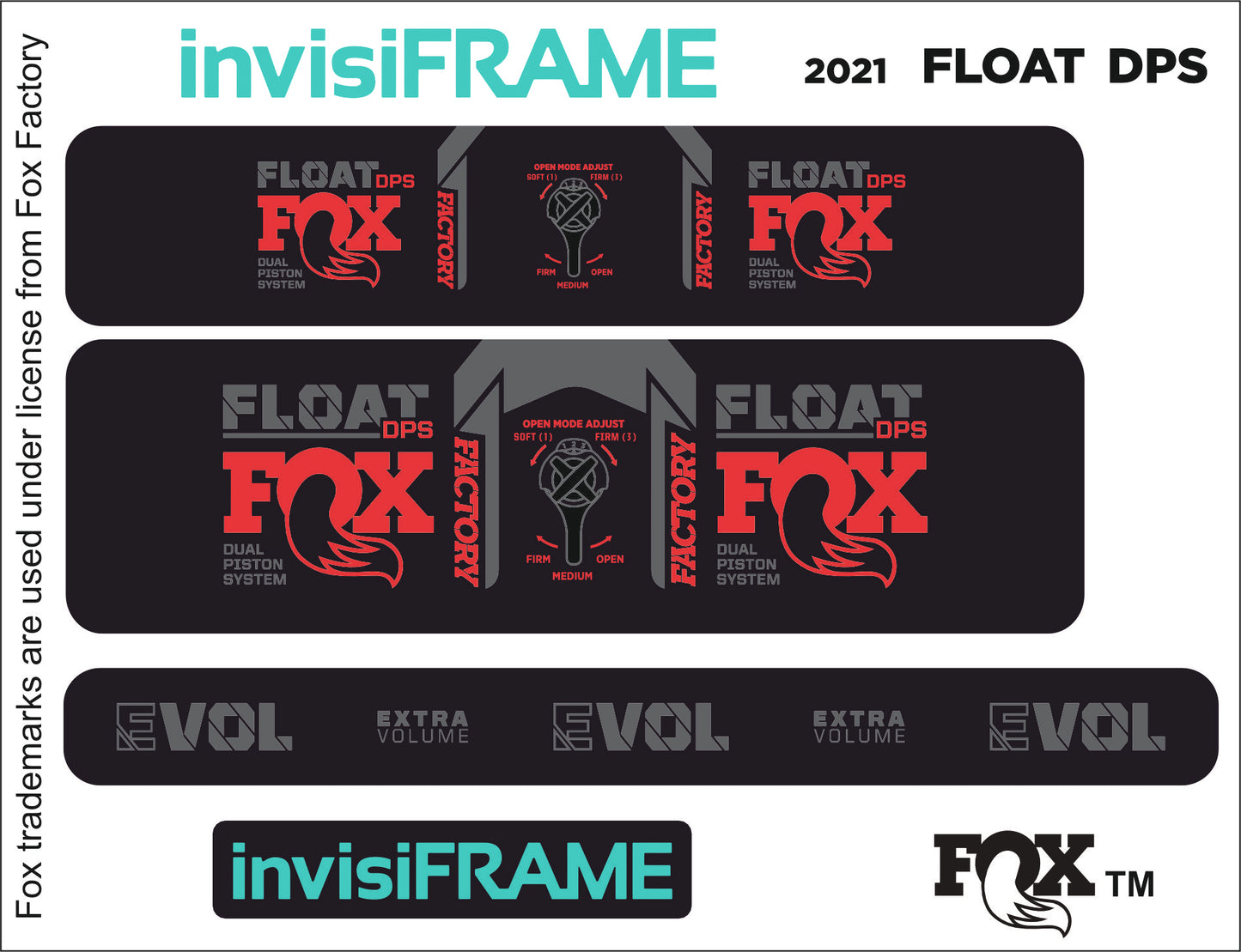 Fox Float DPS Factory 2021 Decal