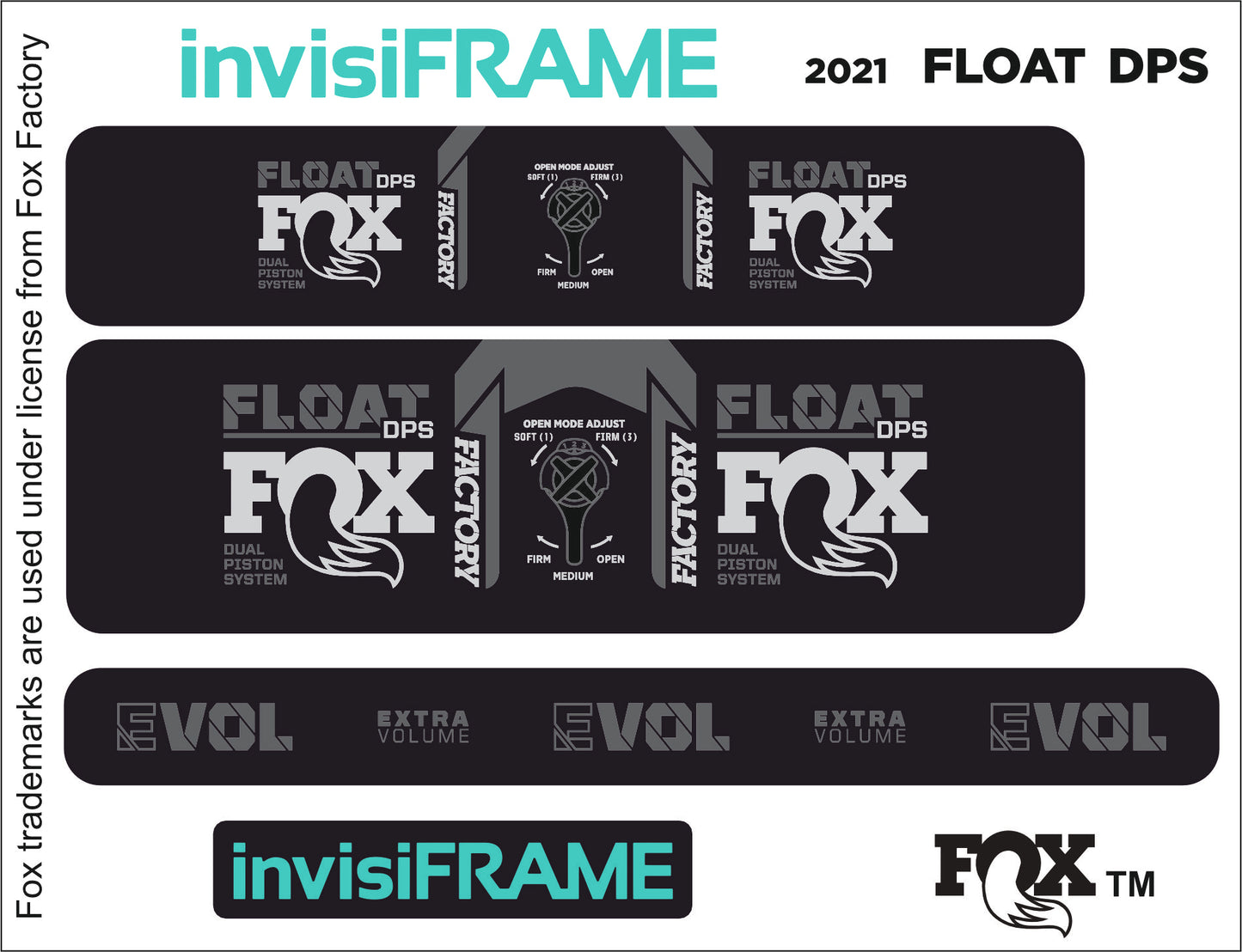 Fox Float DPS Factory 2021 Decal
