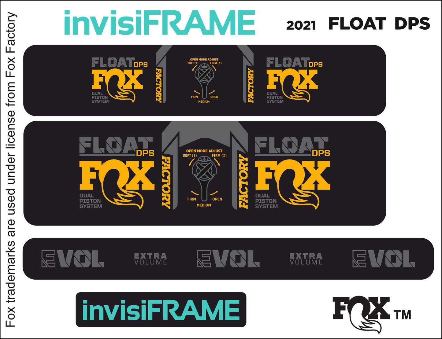 Fox Float DPS Factory 2021 Decal