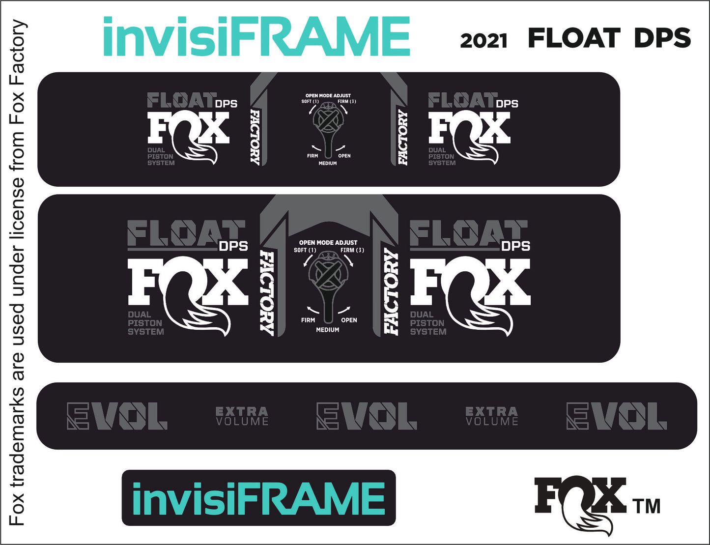 Fox Float DPS Factory 2021 Decal