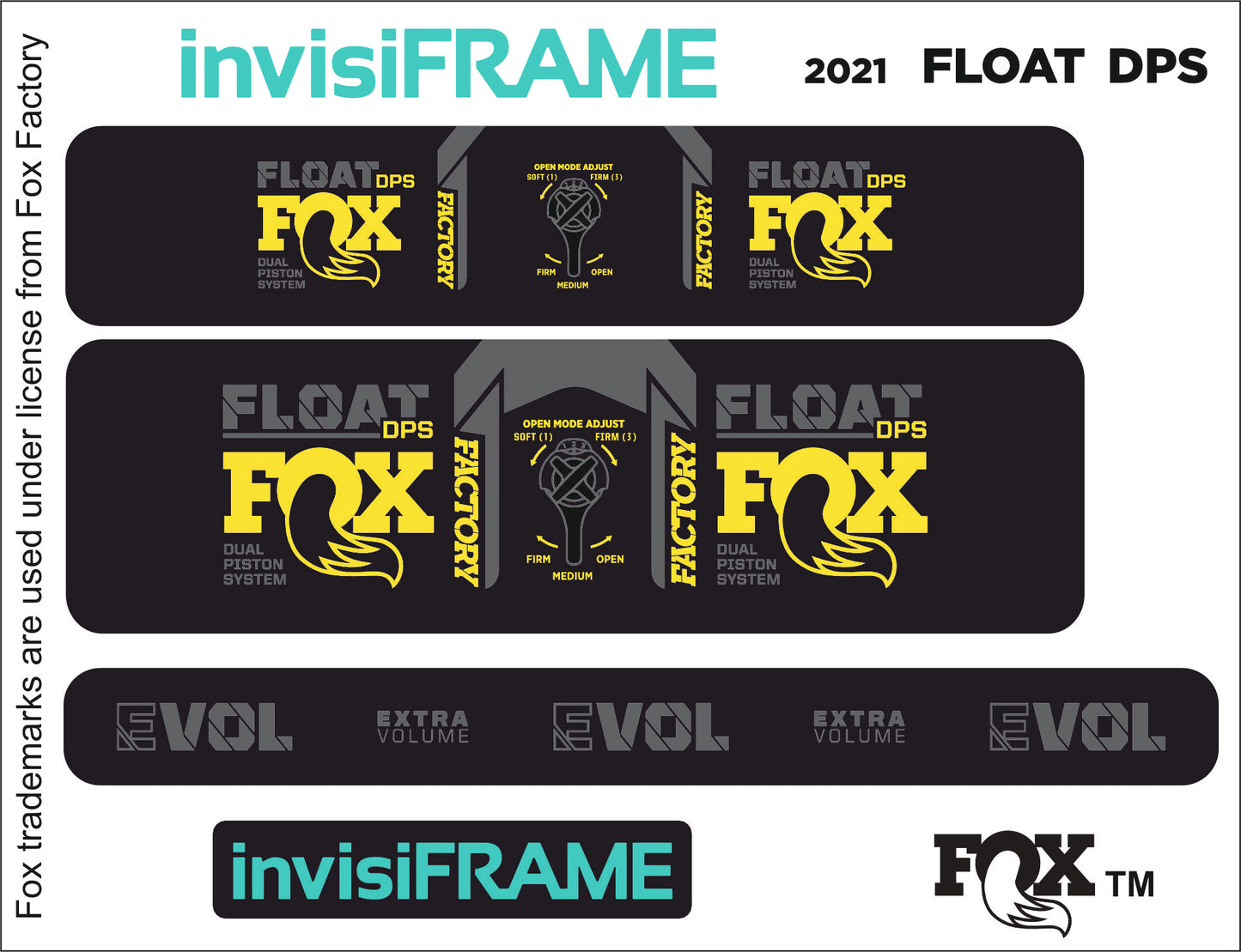 Fox Float DPS Factory 2021 Decal