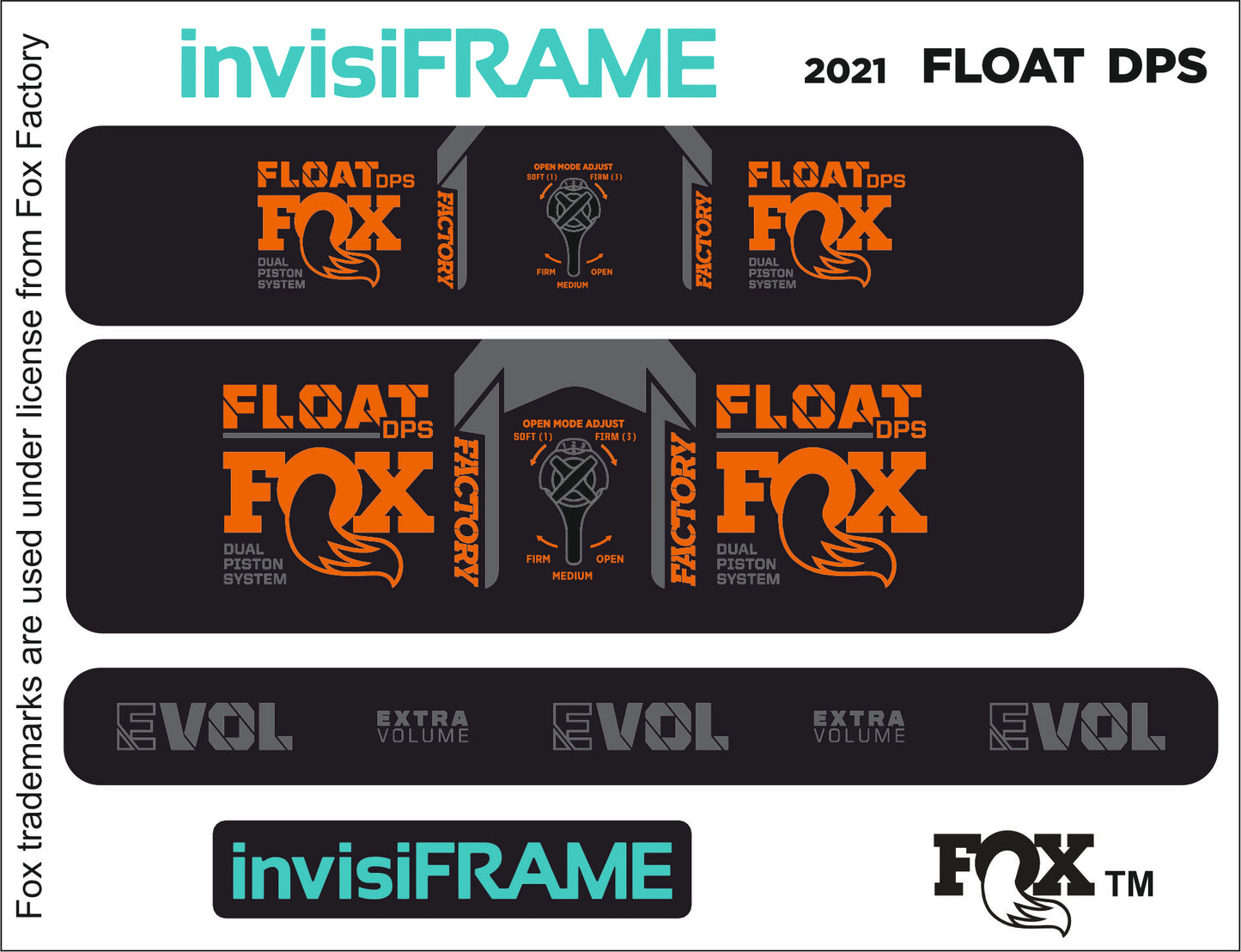 Fox Float DPS Factory 2021 Decal