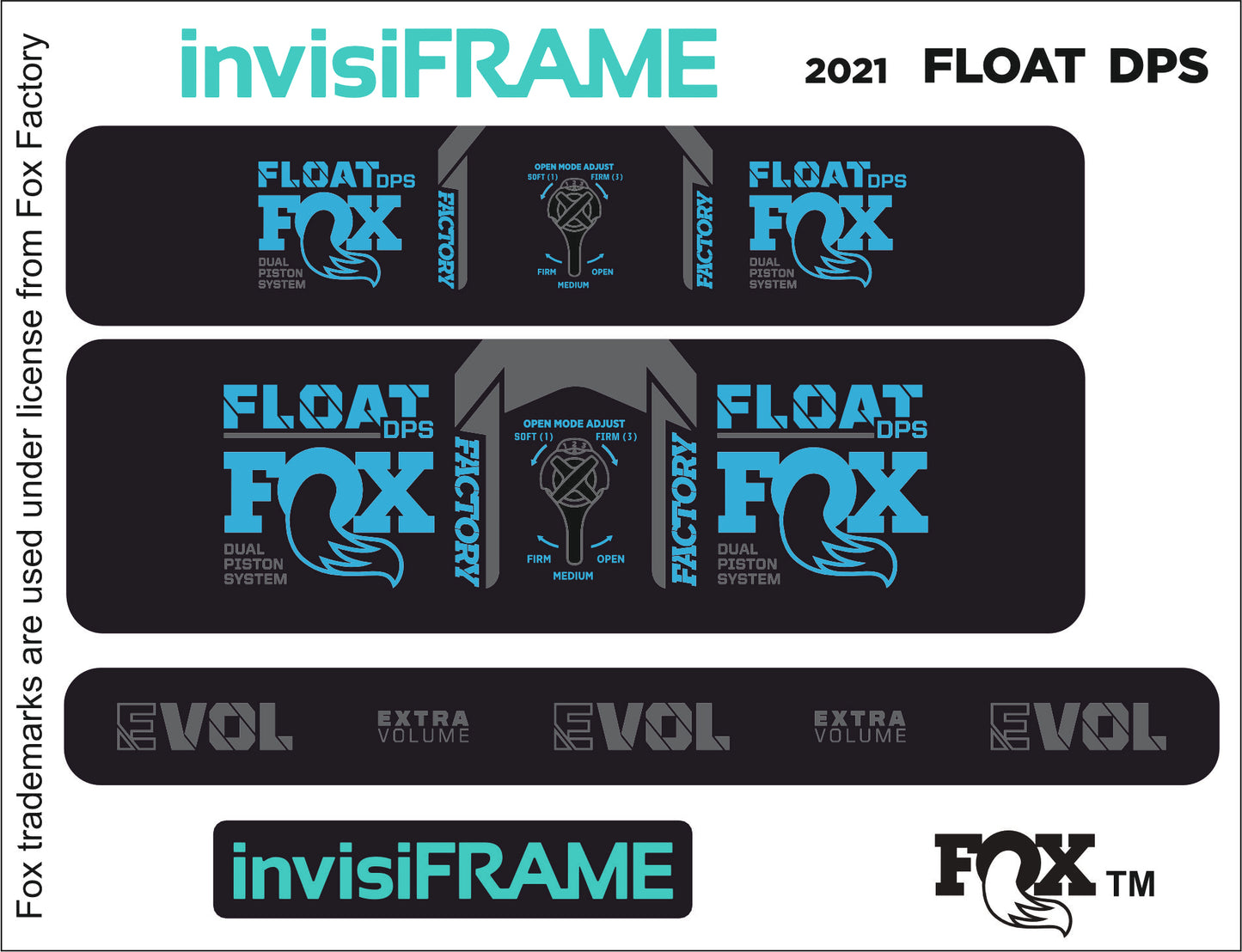Fox Float DPS Factory 2021 Decal