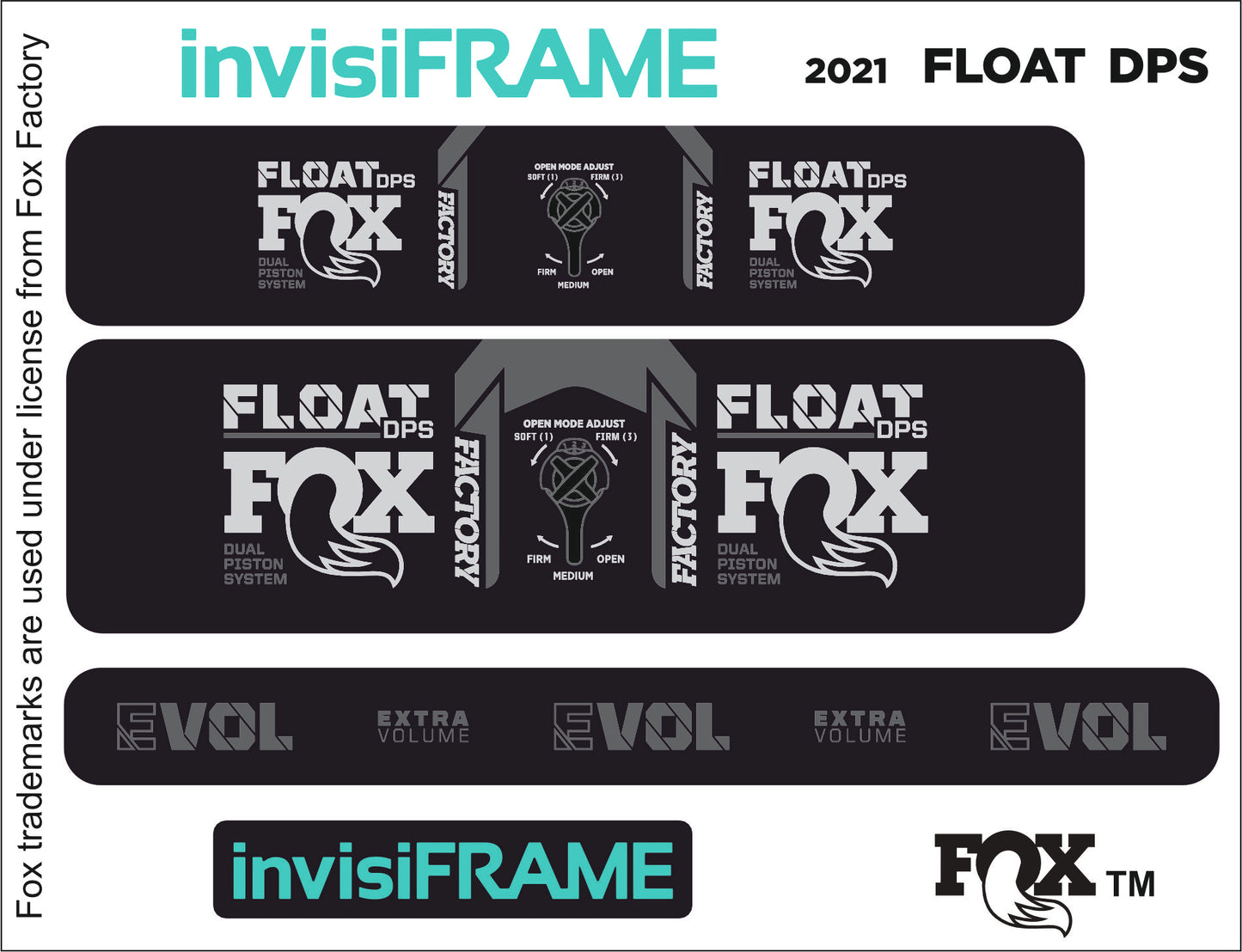 Fox Float DPS Factory 2021 Decal