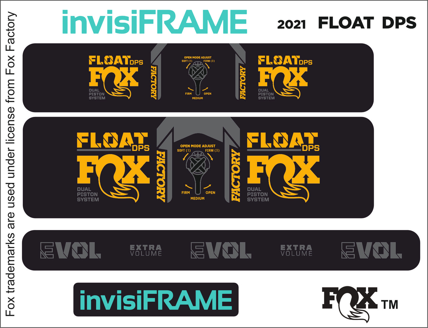 Fox Float DPS Factory 2021 Decal