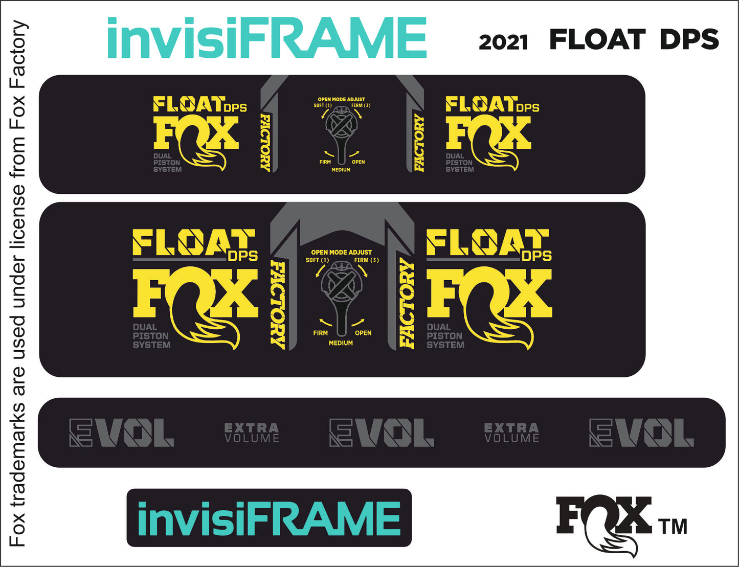 Fox Float DPS Factory 2021 Decal